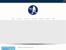 Tablet Screenshot of muffdivingclub.ie
